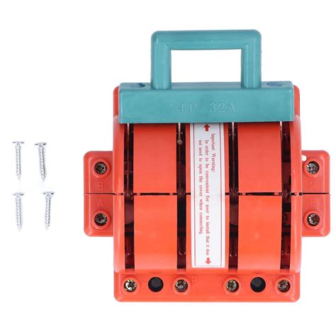 Buy 32a 4 Pole Double Throw Switch Pa Abs Material 32a 3 Phase Safety