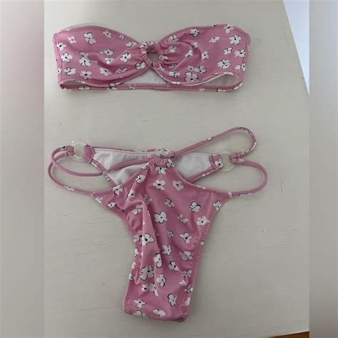 Pacsun Bandeau Bikini Depop