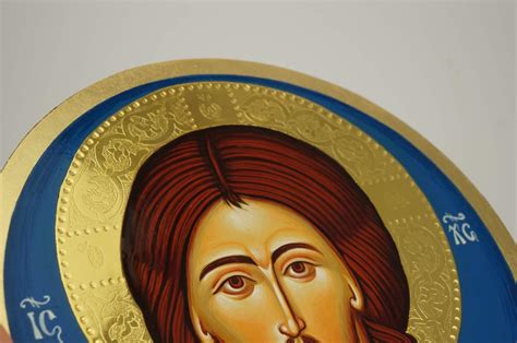 Jesus Christ Pantocrator Round Icon Orthodox Icons Blessedmart