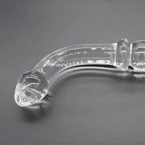 Crystal Glass G Spot Dildo Wand Anal Butt Plug Vaginal Massager Women