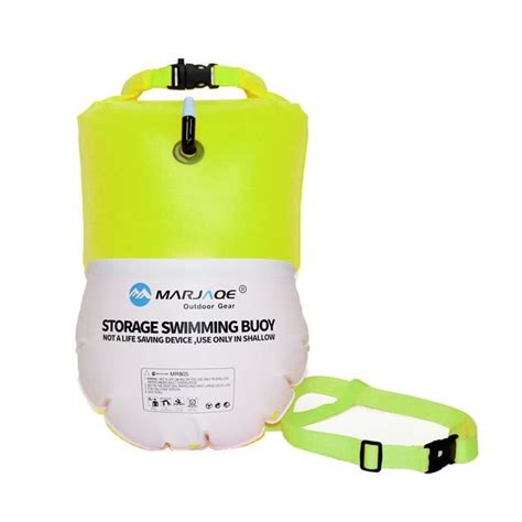 Bou E De Natation Float Dry Bag Nageurs Float Safety Jaune Cdiscount