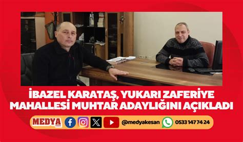 Bazel Karata Yukar Zaferiye Mahallesi Muhtar Adayl N A Klad