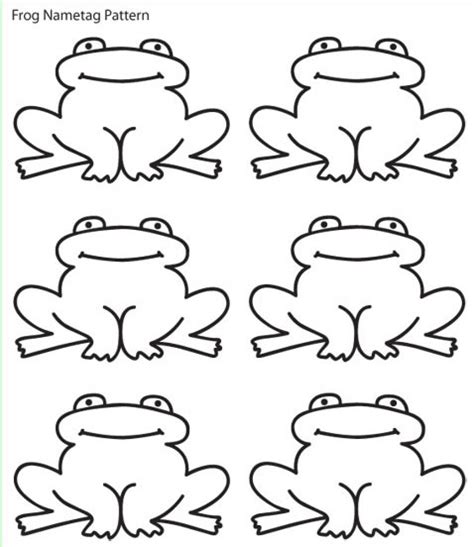 5 Best Images of Frog Printable Cut Out - Simple Frog Template, Lily ...