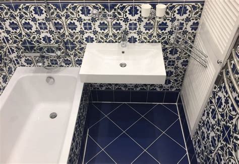 Синяя плитка: керамическая настенная плитка темно-синего цвета, модели ...