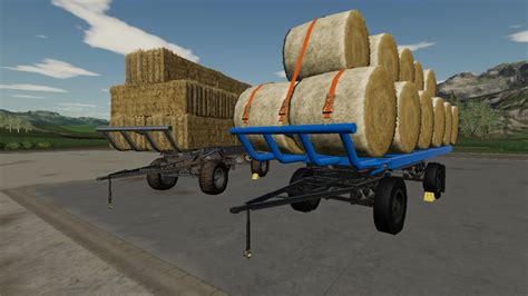 Ls Hw Bale Trailer V Ballentransport Auflieger Mod F R