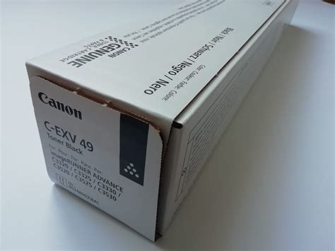 Canon Toner Oryginalny C-EXV 49 BLACK – Forcopy.com.pl