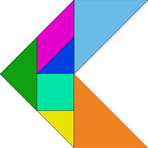 Onlinelabels Clip Art Tangram