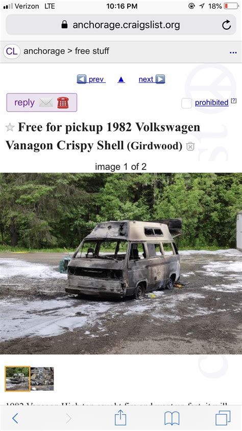 Free for pickup has a crispy shell : r/craigslist