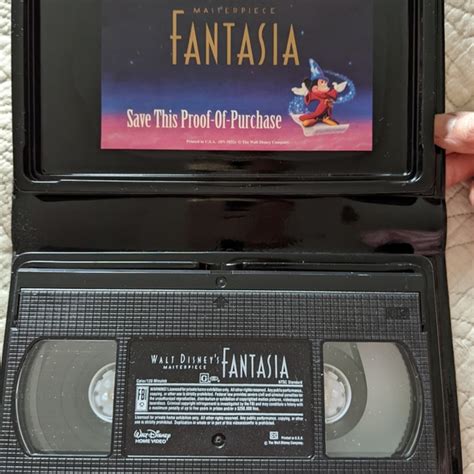 Disney Media Rare Find Walt Disneys Masterpiece Fantasia Vhs Poshmark