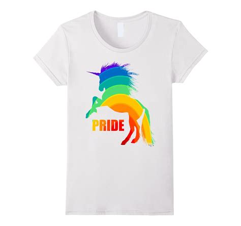 Lgbt Gay Pride Rainbow Unicorn T Shirt Lvs
