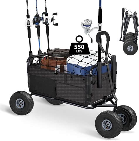 Collapsible Fishing Cart Review Keys Fishing Trip Get Out And Fish