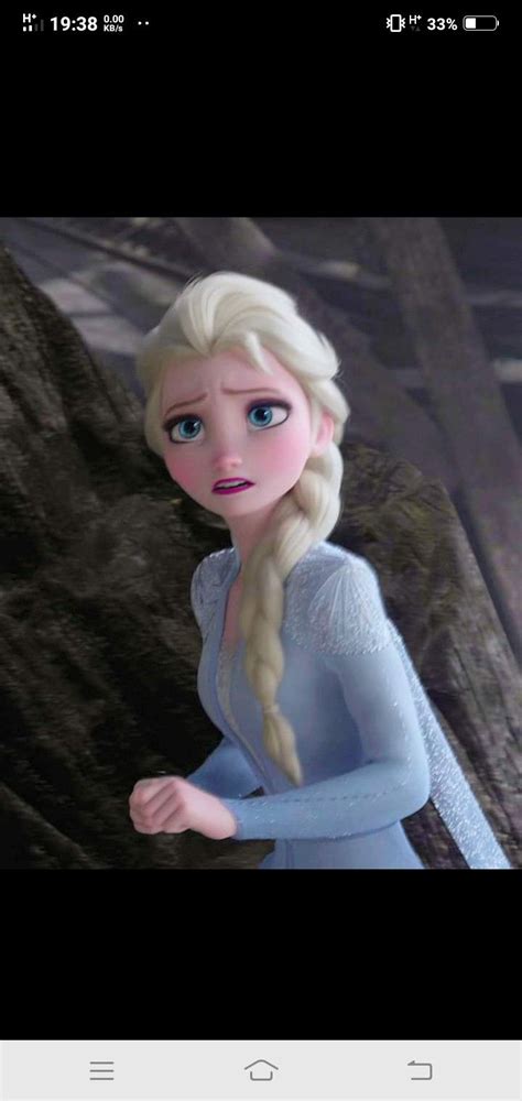 an image of a frozen princess with blue eyes and long hair, standing in ...