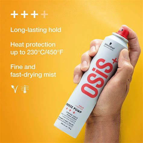 OSiS+ Freeze Pump Strong Hold Hairspray – iStyle Professional Inc.
