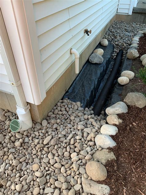 How To Install Drainage Outside House With Diy French Drain And