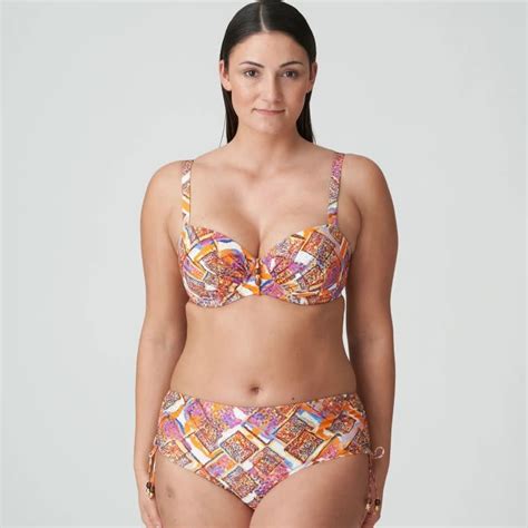 Primadonna Swim Navalato Padded Balcony Bikini Top Storm In A D Cup AUS