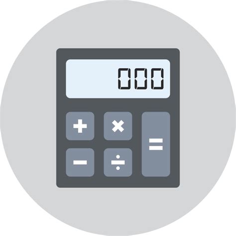 Icono Vector Calculator PNG El Icono De La Calculadora Calc