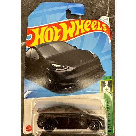 Hot Wheels 風火輪 Tesla 特斯拉 Model Y Modely 黑色 模型車 模型 蝦皮購物