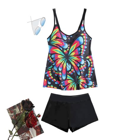 Divhosrg High Waisted Swimsuits For Women Bikini Sets For Women Plus Size Tummy Control