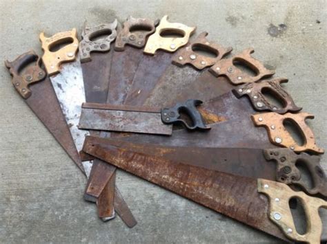 Antique Vintage Disston Saw Lot 12 Handsaws Antique Price Guide