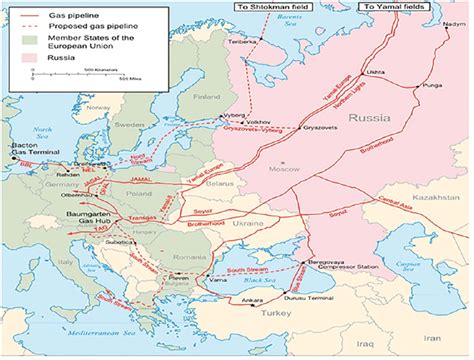 Russian Oil Pipelines Map