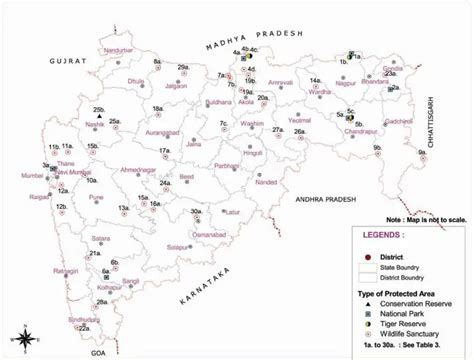districts map  maharashtra mapsofnet