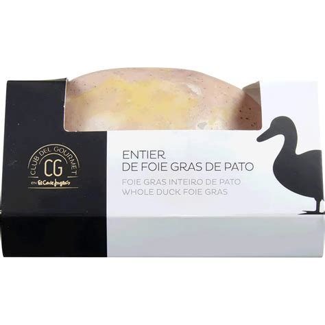 Foie Gras de Pato Inteiro embalagem 300 g CLUB DEL GOURMET Nutripédia