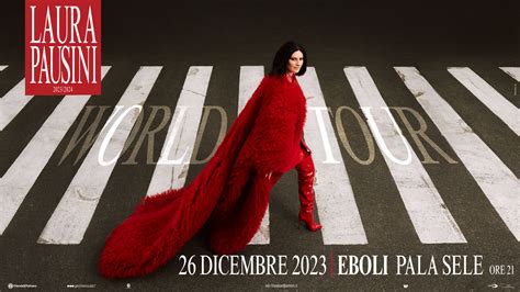Laura Pausini E Il World Tour 202324 Al Palasele Di Eboli Zon