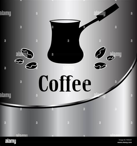 Coffee Cup Label Concept Menu Vector Coffee Background Stock Photo Alamy