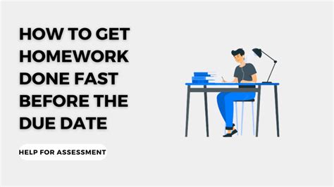 10 Easy Ways To Get Your Homework Done Fast