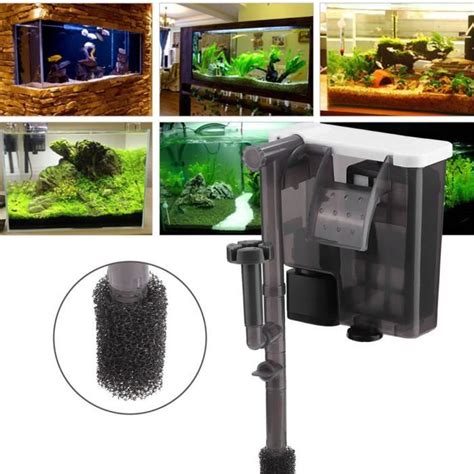 Akozon Aquarium Suspendu Au Filtre Aquarium Fish Tank Accrocher Sur