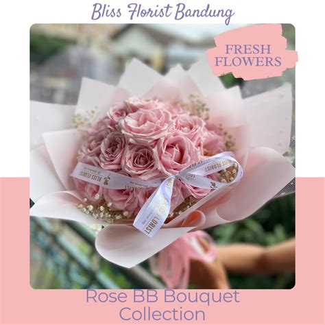 Jual Fresh Buketbuket Mawar Asli Buket Rose Babybreat Anniversary