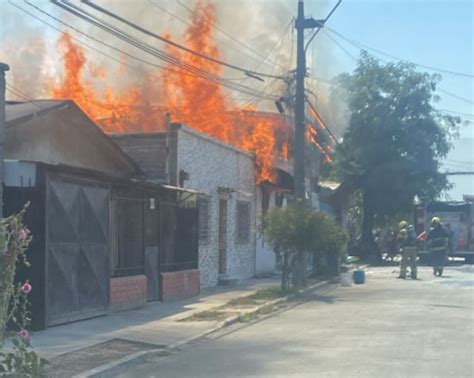 El Cbs Control Incendio Que Afect Vivienda En La Comuna De Estaci N