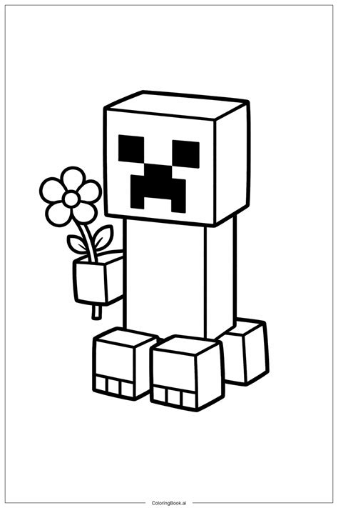 Minecraftクリーパーの塗り絵40枚（無料PDF・PNG配布）