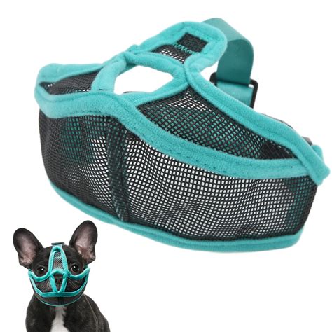 Adjustable Mesh Muzzle for French Bulldogs - Anti-Biting & Anti-Lick | Perfect Fit for Short