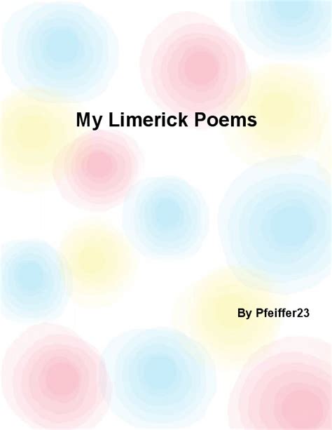 My limericks | Book 302541