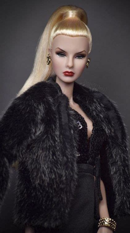 Pin By ⚜teryl⚜ On Dolls Black Leather Glamour Dolls Barbie