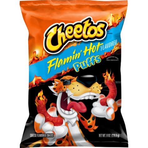 Cheetos Flamin Hot Puffs Cheese Snacks Oz Frys Food Stores