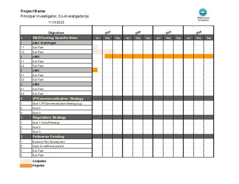 Gantt Chart Excel Template | Templates at allbusinesstemplates.com