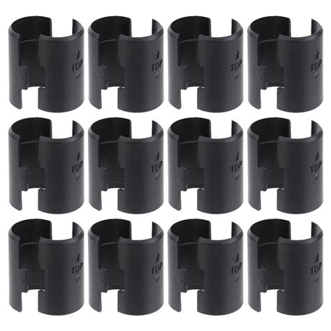 30 Pairs Wire Shelf Clips Shelving Sleeves Shelf Plastic Lock Clips for ...