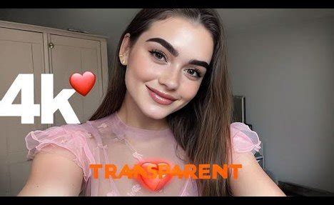4K Transparent Try On Haul Sheer Lingerie Mesh Mini Dresses Outfits