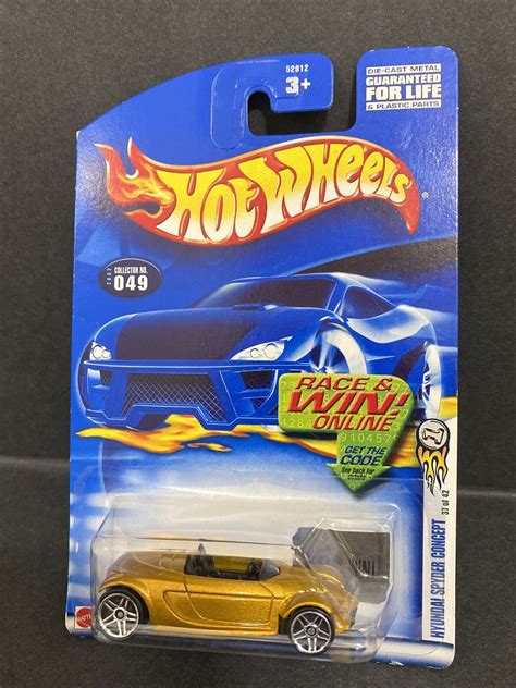Hot Wheels - Hyundai Spyder Concept (Metalflake Gold)Collector No.049 ...