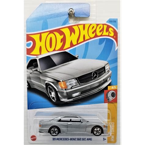 風火輪 Hot Wheels 89 MERCEDES BENZ 560 SEC AMG 賓士 霸氣 必買 熱門 蝦皮購物