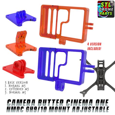 Stl File Camera Butter Cinema One Namelessrc Naked Gopro Hero Mount D Printer Design To