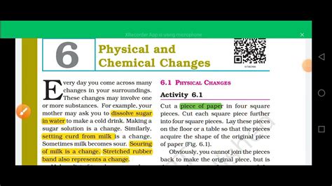 Physical And Chemical Changes Class 7 Science Ncert Ch 6 Full