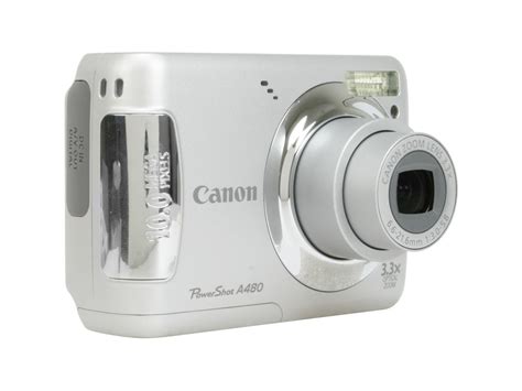 Canon PowerShot A480 Silver 10.0 MP Digital Camera - Newegg.com