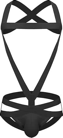 Amazon Cambkatl Mens Sissy Lingerie For Sex Naughty Slutty Body Harness Jockstrap Cut Out