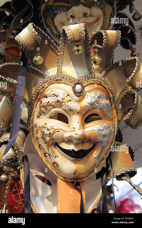 Typical Venetian Carnival Mask Stock Photo Alamy