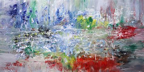 City Lights Abstract Original Painting Modern Art For Business Office