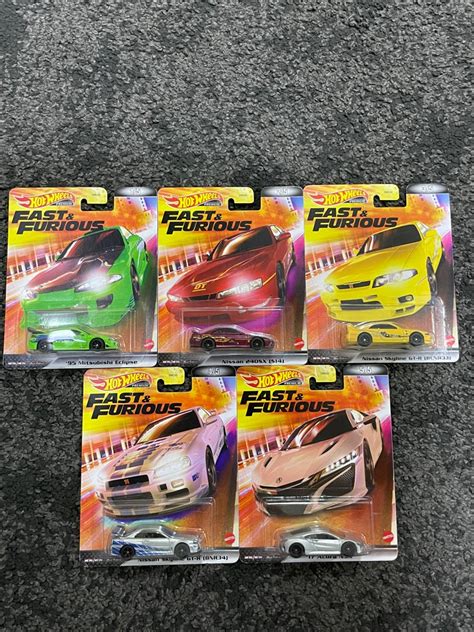 Fast Furious Set Hot Wheels Hotwheels Hobbies Toys Toys Games On Carousell
