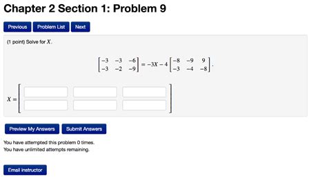 Solved Chapter 2 Section 1: Problem 9 Previous Problem List | Chegg.com